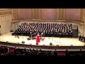 “You’ll Never Walk Alone” with Sandi Patty, Veritas, and American Festival Choir at Carnegie Hall