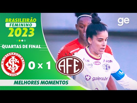 Gols e lances de Internacional x Ferroviária-SP