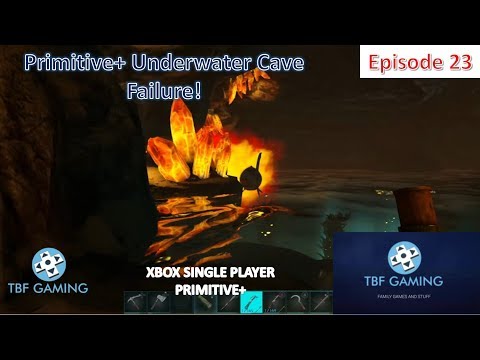 Primitive Plus E23 Underwater Cave - Alpha Megalodon - Mosasaur - Xbox One Single Player