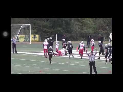 Shakim hicks  running the ball .