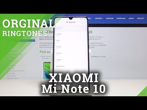 How to Change Ringtone in XIAOMI Mi Note 10 – Ringtone List
