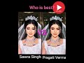 Swara Singh vs Pragati Varma/What they look like in different countries😍/Who is best?