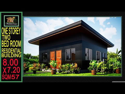 TINY HOUSE/BUDGET HOME 7.20X8.00. 57 SQM.