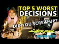 Top 5 Worst Decisions in Cyberpunk 2077 - Phantom Liberty