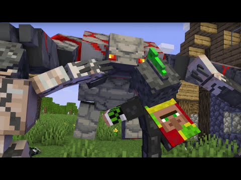 Vindication_illager - (Minecraft animation)The redstone golem