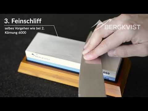 Messer schärfen mit dem BERGKVIST Schleifstein