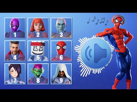 GUESS THE FORTNITE SKIN BY THE MUSIC/DANCE - #4 - FORTNITE CHALLENGE | tusadivi