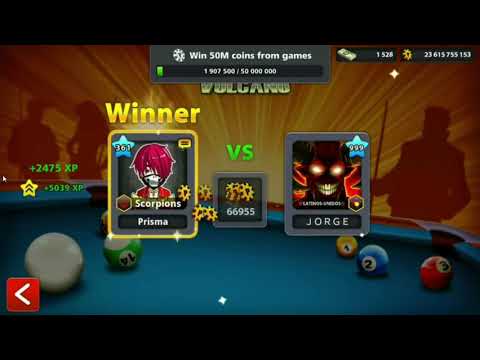 8 Ball Pool   JORGE Level 999 Vs Prisma   Part 2   Magical Kiss Shots   YouTube   Google Chrome 2020
