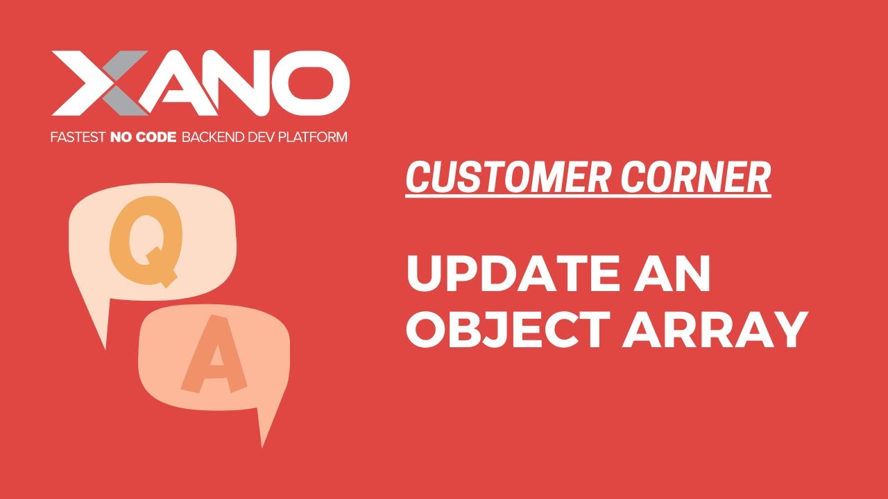 Update An Object Array