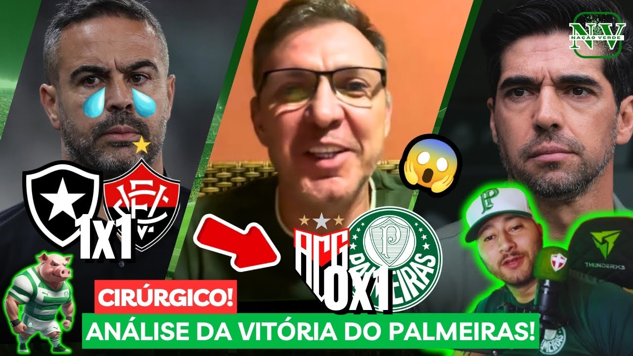 CIRÚRGICO!⚠️ VELLOSO FAZ ANÁLISE DA VITÓRIA DO VERDÃO! ATLÉTICO GO 0X1 PALMEIRAS!