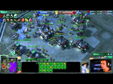 EU Bnet Invit. 2011 - Starcraft II - Game 1 - Liquid`Ret (Z) VS Mouz ThorZain (T) Part 2/2