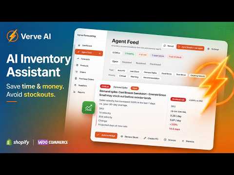 Verve AI ecommerce inventory agent 소개 영상