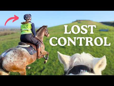 Horse Bolts and Galloping Race - GoPro - POV Riding - So fast! This Esme