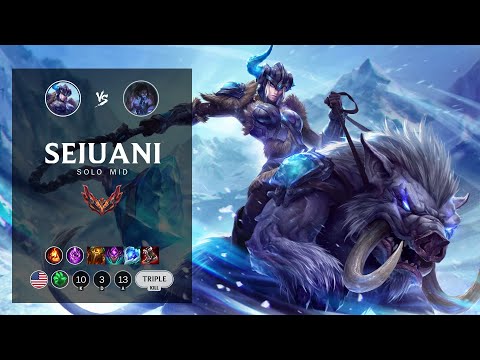 Sejuani Mid vs Sylas - NA Grandmaster Patch 12.13