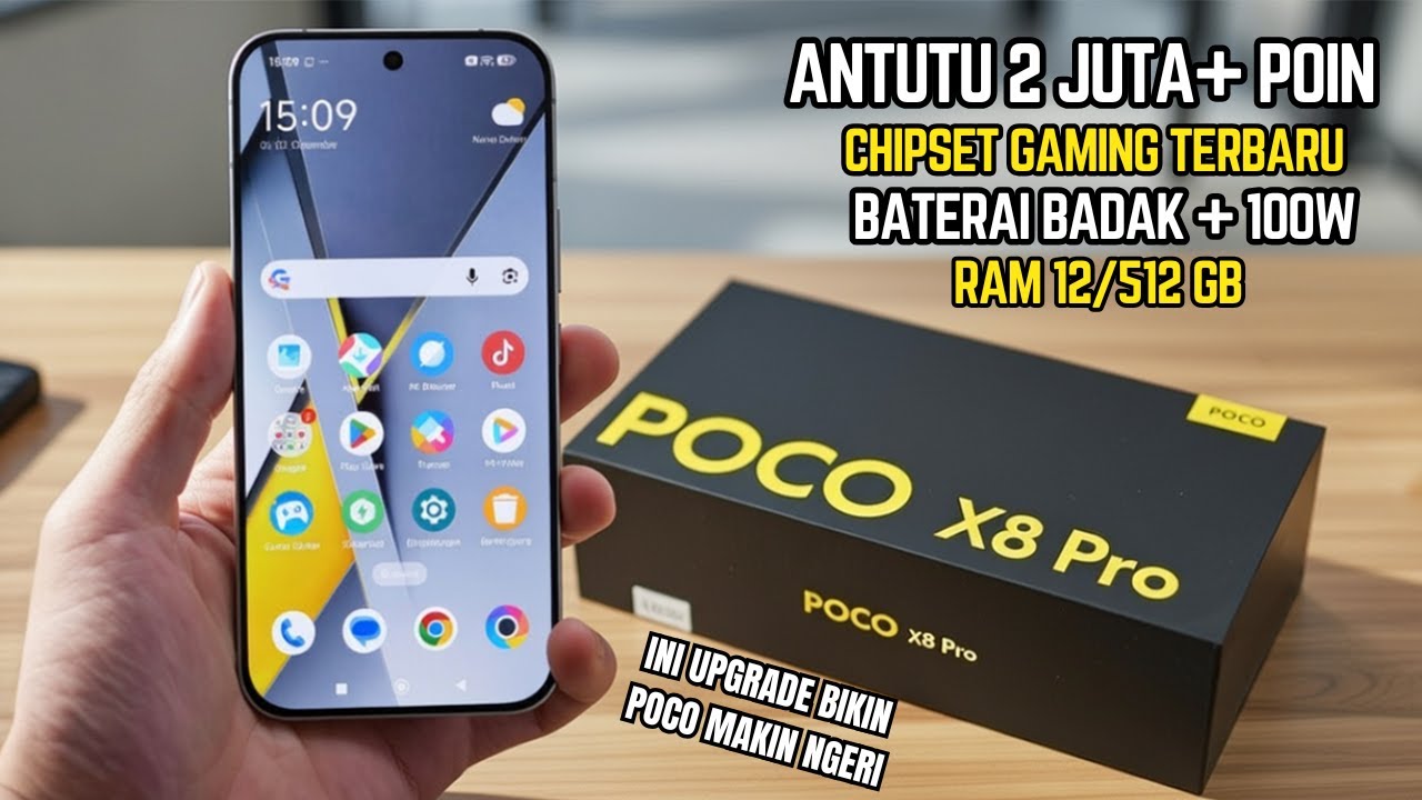 INI SIH LEBIH GILA‼️POCO X8 PRO RESMI, UPGRADENYA MAKIN GAK NGOTAK