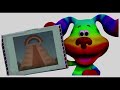 Blue S Clues Rainbow Puppy S Postcard O Rainbow Pyramid