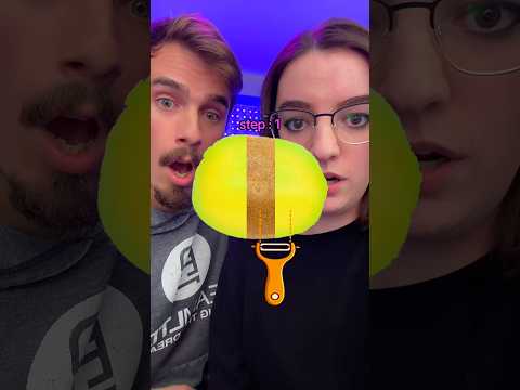 Peel This Fruit In 5 Slices!! #challenge #couple #game