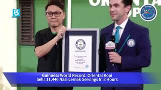 Download lagu Guinness World Record: Oriental Kopi Sells 11,446 Nasi Lemak Servings In 8 Hours mp3 Download lagu Guinness World Record: Oriental Kopi Sells 11,446 Nasi Lemak Servings In 8 Hours mp3