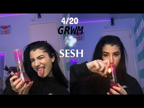 grwm high af on 4/20