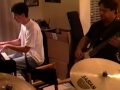 Ed Thigpen rehearsing with Jim Martinez (1998)