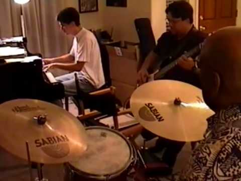 Ed Thigpen rehearsing with Jim Martinez (1998)