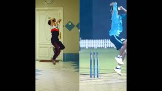 Axar Patel Bowling Action Copy 🔥😘 || #shorts #cricket #viral
