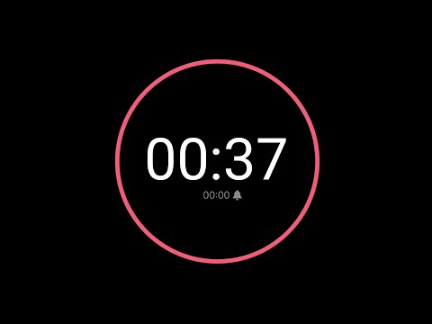 37 Second Countdown Timer / iPhone Timer Style
