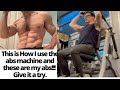 How to Use the Abs Crunch Machine, Abs Workout with Vicsnatural