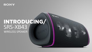 Video 1 of Product Sony SRS-XB43 EXTRA BASS Wireless Speakers