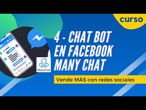 Cómo crear un BOT para Messenger - Many Chat |  | Curso Vende MÁS con redes sociales - Video 4