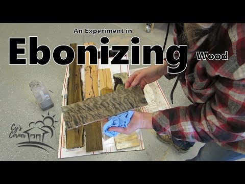 An Experiment in Ebonizing Wood