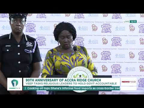 Veep Naana Jane Opoku-Agyemang Urges Churches: “Speak Truth to Power Without Fear or Bias”