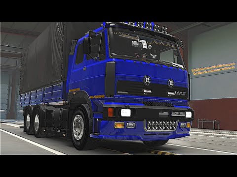 LIAZ 300s Active 300s HB transports fertilizer, from Hanover to Brussels ETS2 4K VIDEO