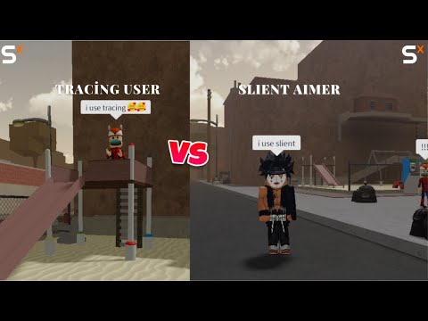 what is difference of tracing  user and silent aim user?