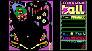 Sharp X1 Game: Thunder Ball (1986)