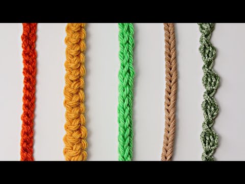 5 crochet cord ideas for your projects! Crochet Tutorial