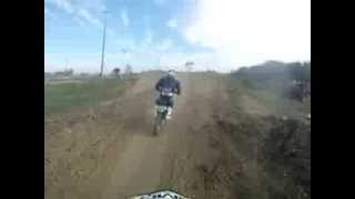 preview picture of video '6° gara 50cc 2013 Occhiobello motocross 1° manche'
