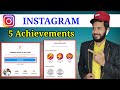 Instagram Achivement kya hai | Instagram 5 achievements trendspotter, collaboration, play | updates