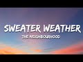 The Neighbourhood Sweater Weather Lyrics Sped Up