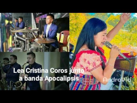 Lea Cristina canta los coros junto a banda Apocalipsis