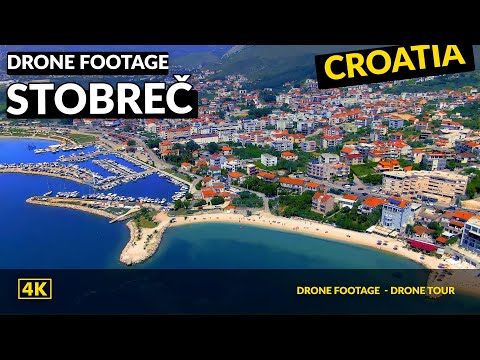 Stobreč Croatia Drone footage