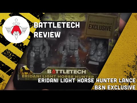 Battletech: Eridani Light Horse Hunter Lance B&N Exclusive Unboxing