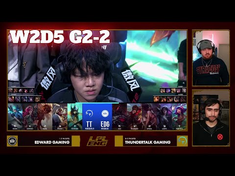 TT vs EDG - Game 2 | Week 2 Day 5 LPL Winter 2026 Split 1 | ThunderTalk Gaming vs Edward Gaming G2