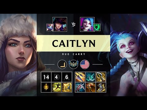 Caitlyn ADC vs Jinx - NA Challenger Patch 25.13