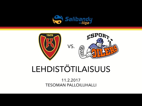 Miesten Liiga: Koovee-Oilers, 11.2.2017, Lehdistötilaisuus