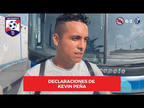 DECLARACIONES DE KEVIN PEÑA TRAS TRIUNFO 2-0 DE LA FRANJA ANTE SPORT BOYS
