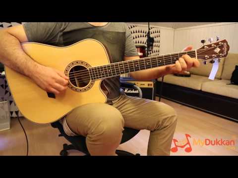 Видео-обзор товара Электроакустическая гитара Washburn WD10SCEB