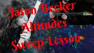 Jason Becker - "Altitudes" Sweep Lesson