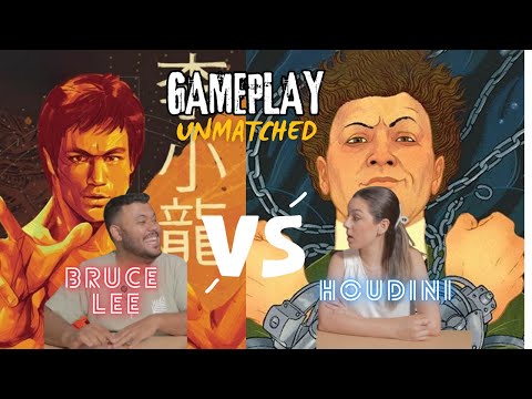 Gameplay de Unmatched BRUCE LEE VS HOUDINI !