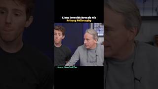 Linus Torvalds Reveals His Privacy Philosophy #shorts #linux #coding #programmer